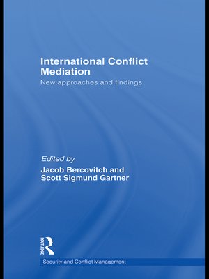 cover image of International Conflict Mediation